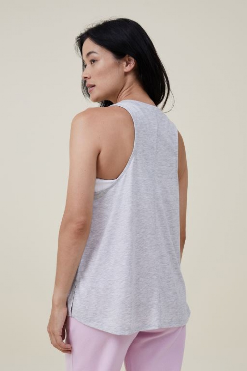 Ropa de Premamá Cotton On Tank V2 Mujer Gris | asUaKCULxsB