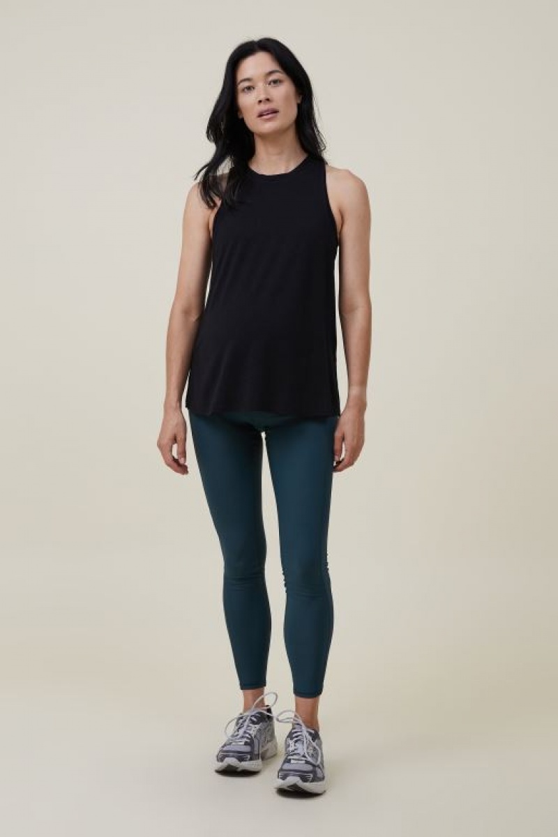 Ropa de Premamá Cotton On Tank V2 Mujer Negras | rQQb3mOMyBP