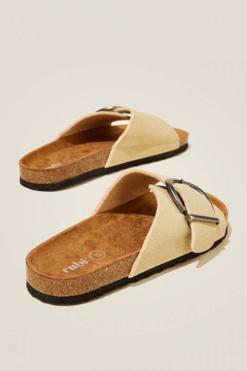Sandalias Cotton On Rex Single Correa Chanclas Mujer Marrones | lpd1yQ8OKzY