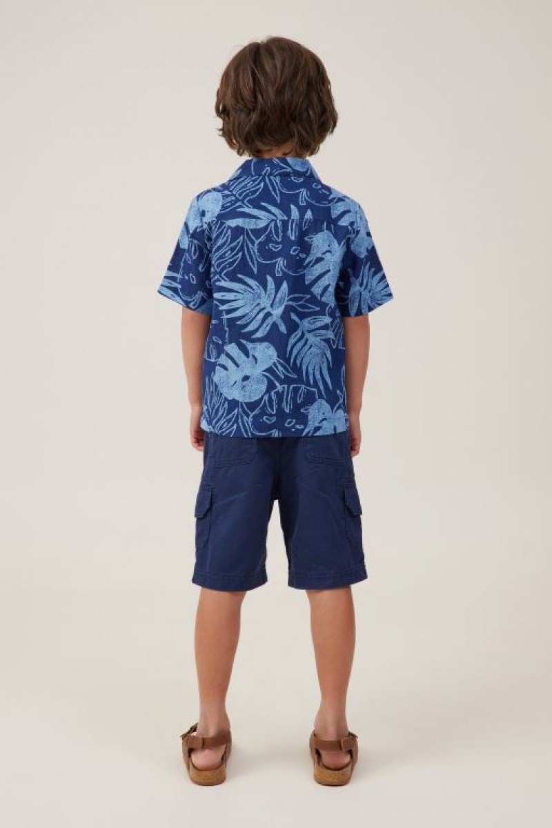 Short Cotton On Cargo Niño Azul Marino | 3cdmzPJthJw
