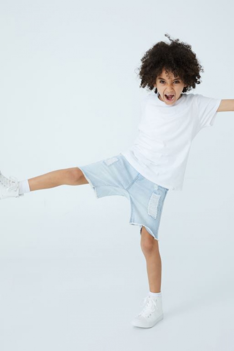 Short Cotton On Directo Fit Niño Azules Claro | wHOoUs04aKo