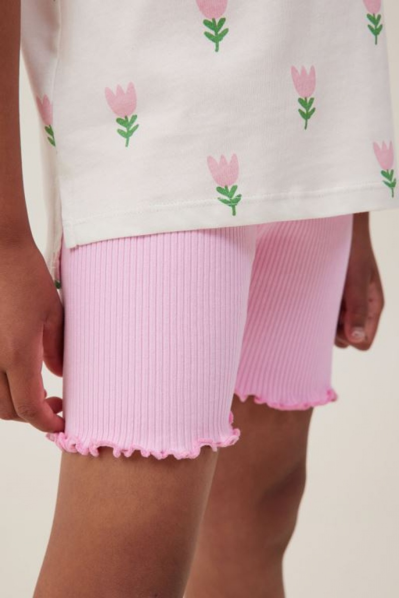 Short Cotton On Hailey Bike Niña Rosas | 3ZpjWbOJSKI