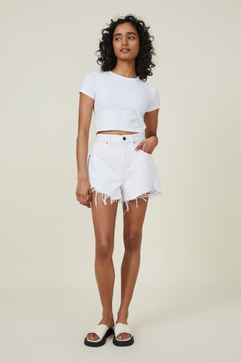 Short Cotton On High Mom Denim Mujer Whitehaven | 00jY3i7hzvt