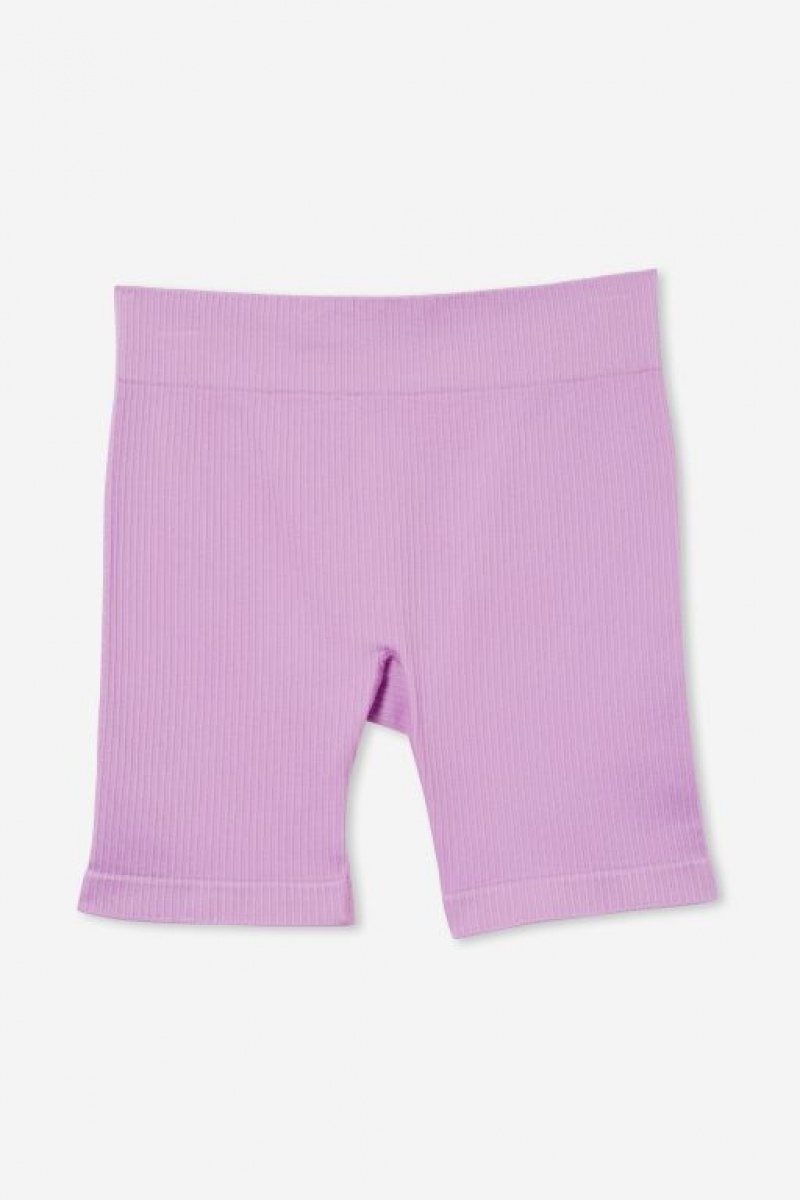 Short Cotton On Ida Seamfree Bike Niña Lavanda | OzRcZjc9K0s