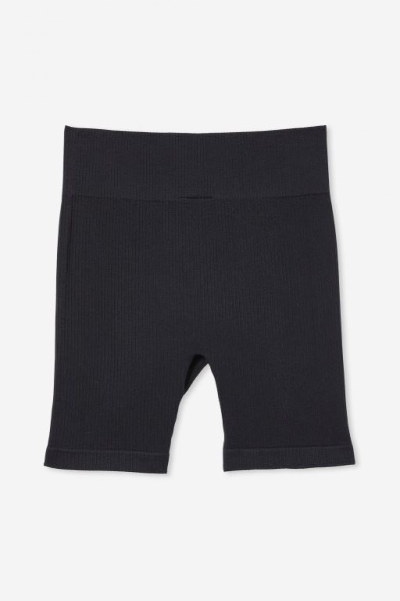 Short Cotton On Ida Seamfree Bike Niña Negras | MNuvokUcf45