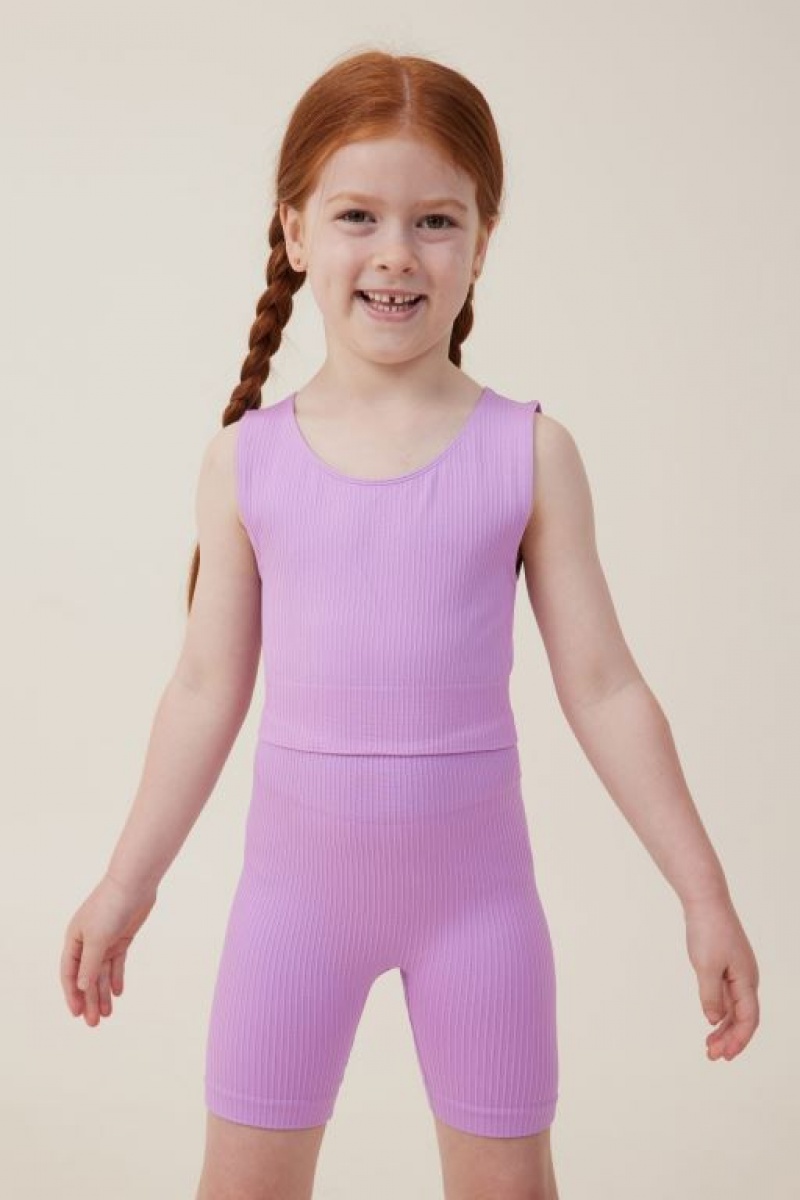 Short Cotton On Isla Seamfree Bike Niña Lavanda | a7Kpp52fkZP