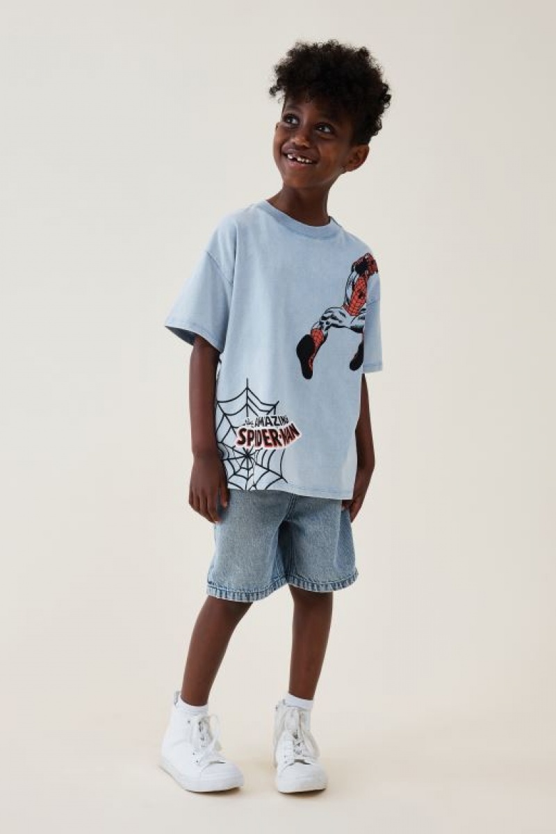Short Cotton On Regular Fit Niño Azules Claro | 43Zlp88rAfU