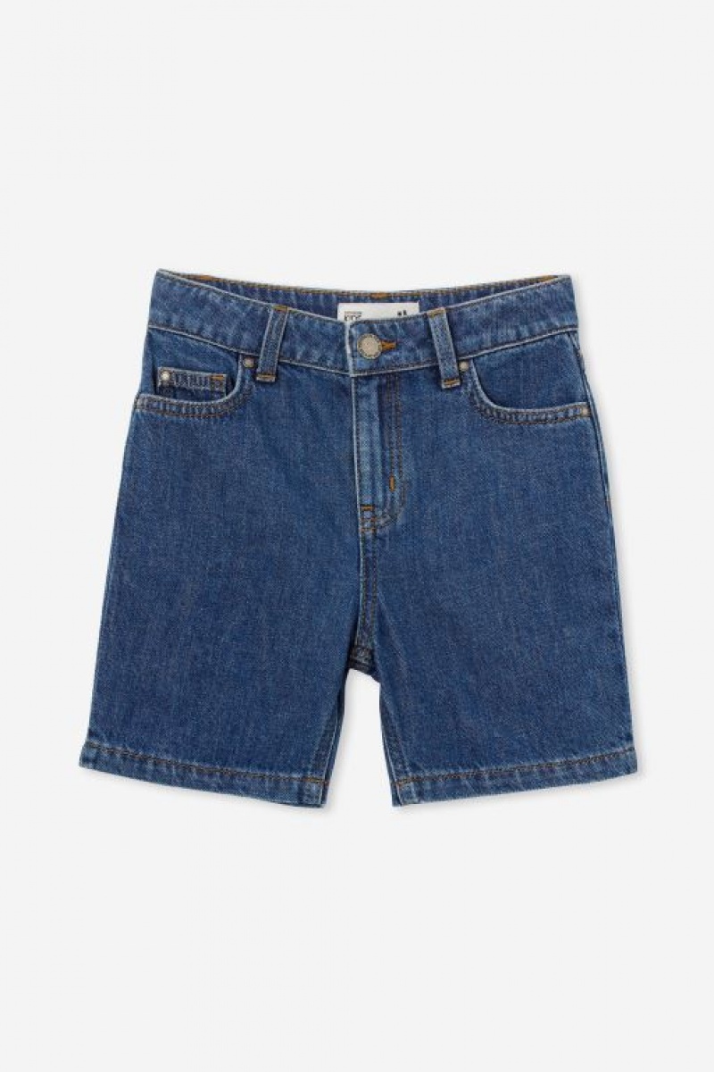 Short Cotton On Regular Fit Niño Azules Oscuro | HLnCf708ps7