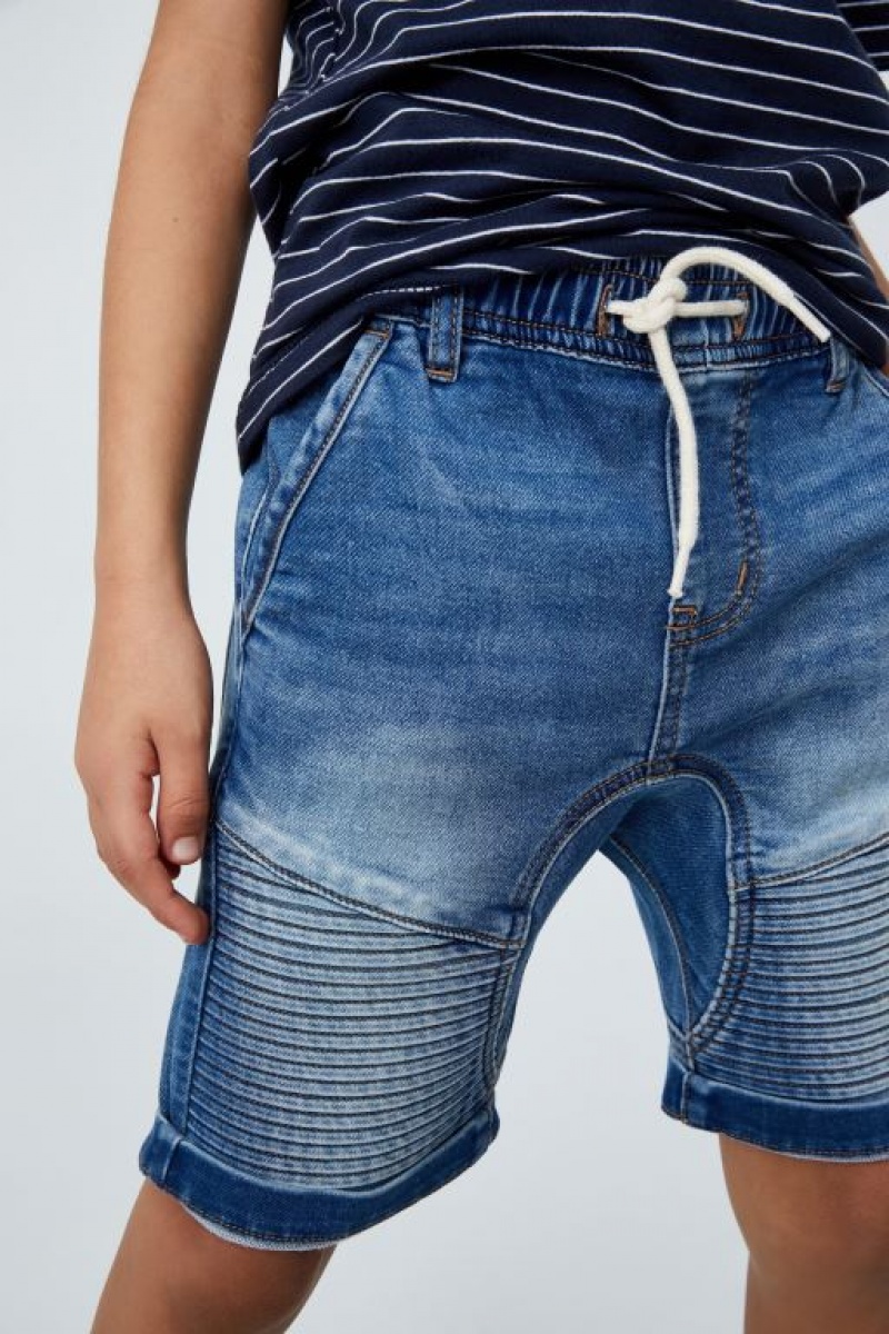 Short Cotton On Slouch Fit Niño Azules | mM6BFag9GJq