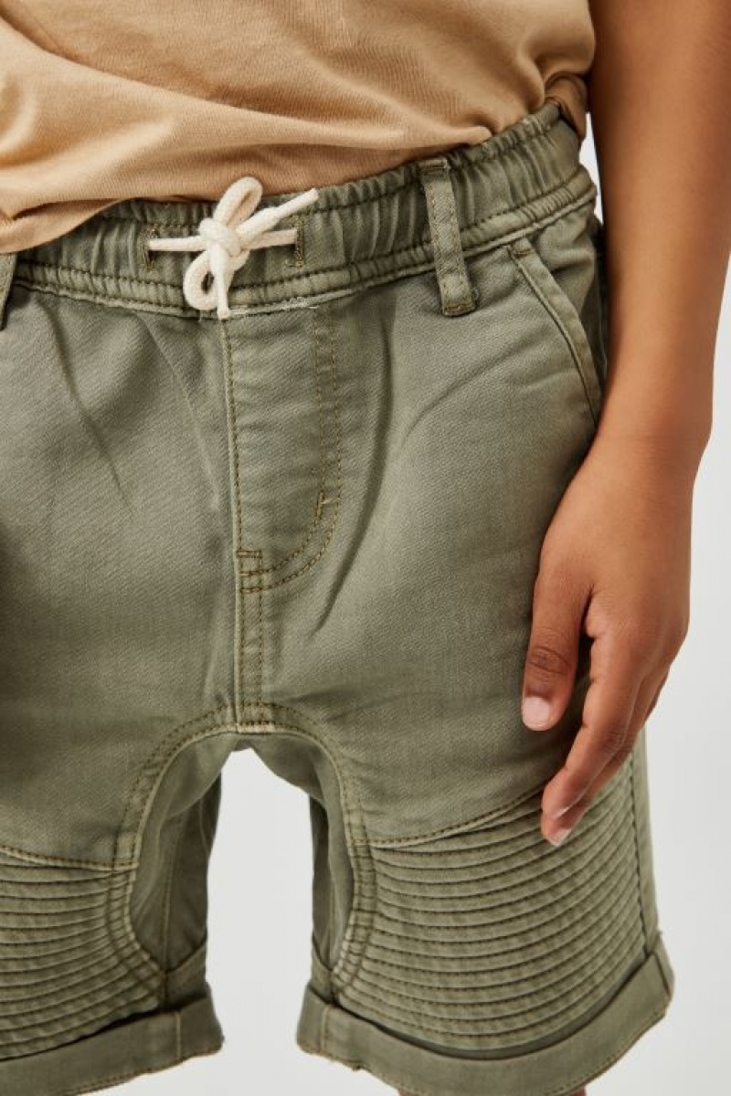 Short Cotton On Slouch Fit Niño Verde | PT3SteTggKn