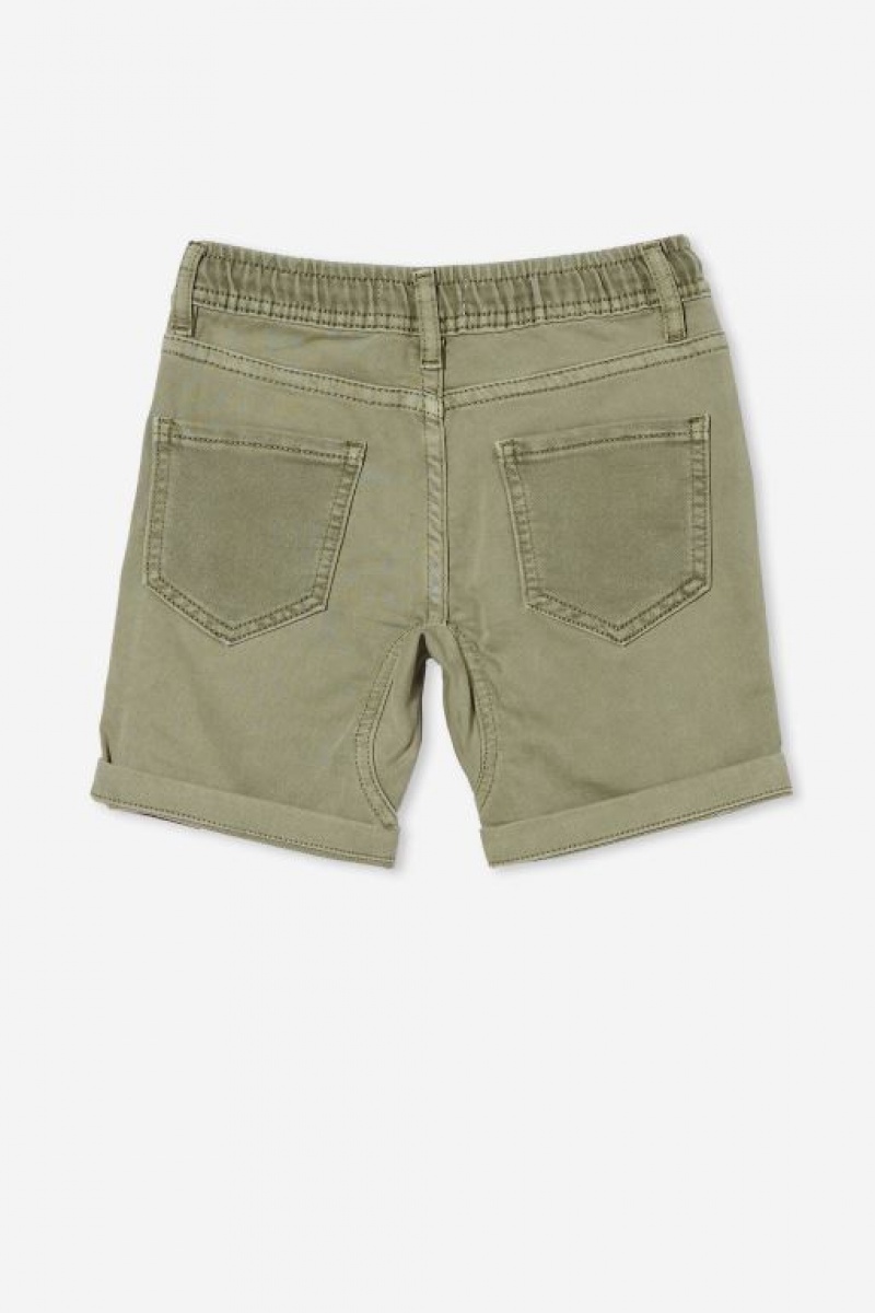 Short Cotton On Slouch Fit Niño Verde | PT3SteTggKn