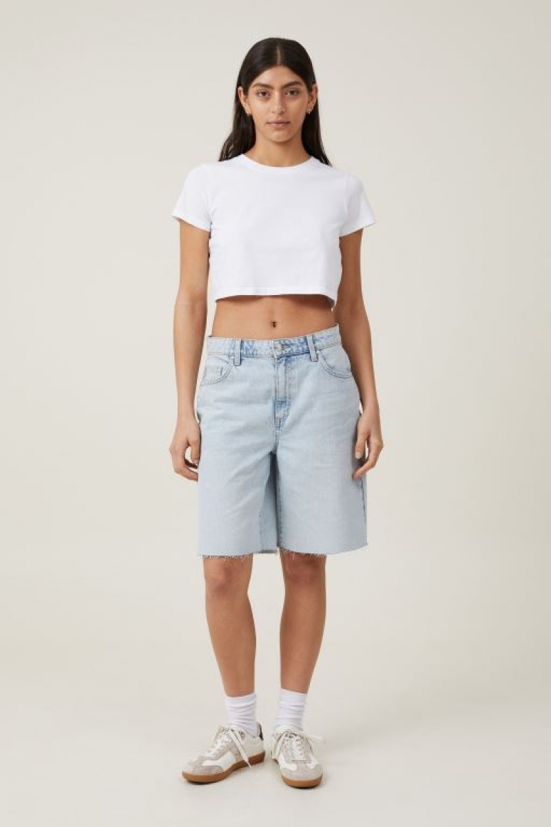 Short Cotton On Super Baggy Denim Jort Mujer Azules | swmbdtuk4re