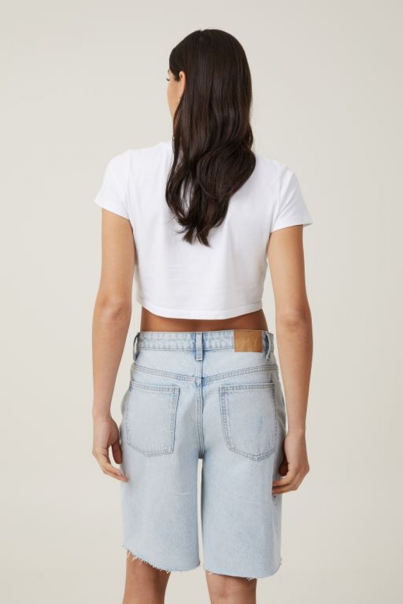 Short Cotton On Super Baggy Denim Jort Mujer Azules | swmbdtuk4re