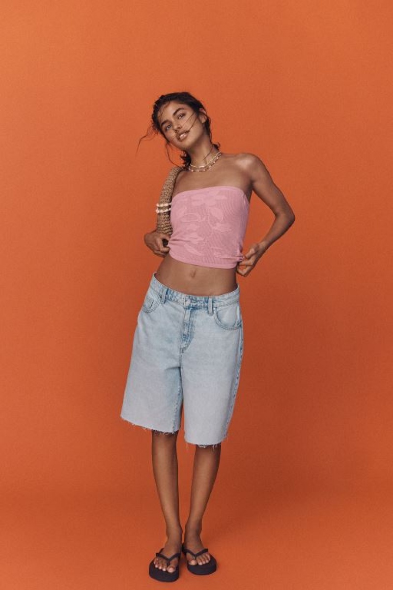 Short Cotton On Super Baggy Denim Jort Mujer Azules | swmbdtuk4re
