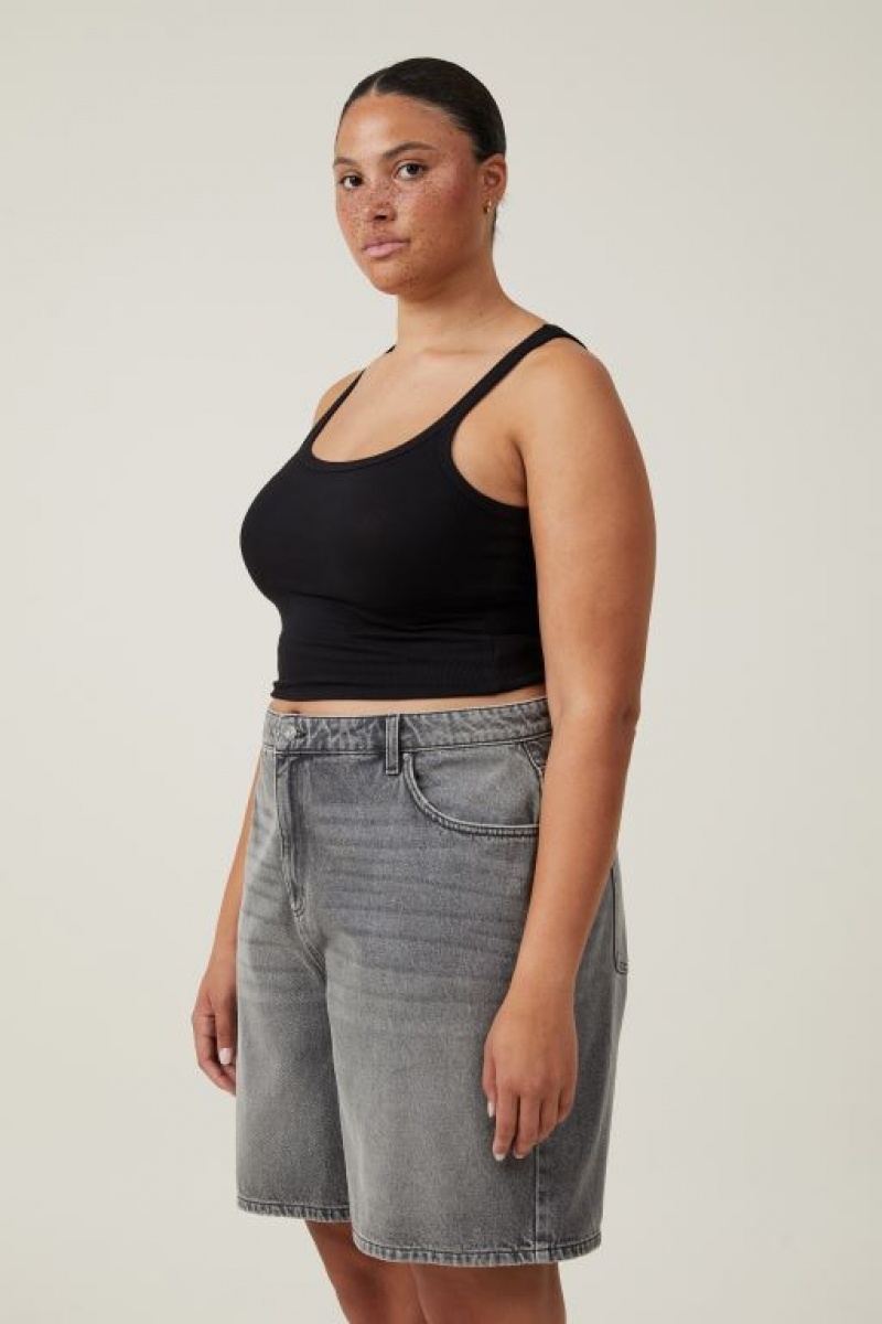 Short Cotton On Super Baggy Denim Jort Mujer Gris | r4WzNenmnS7