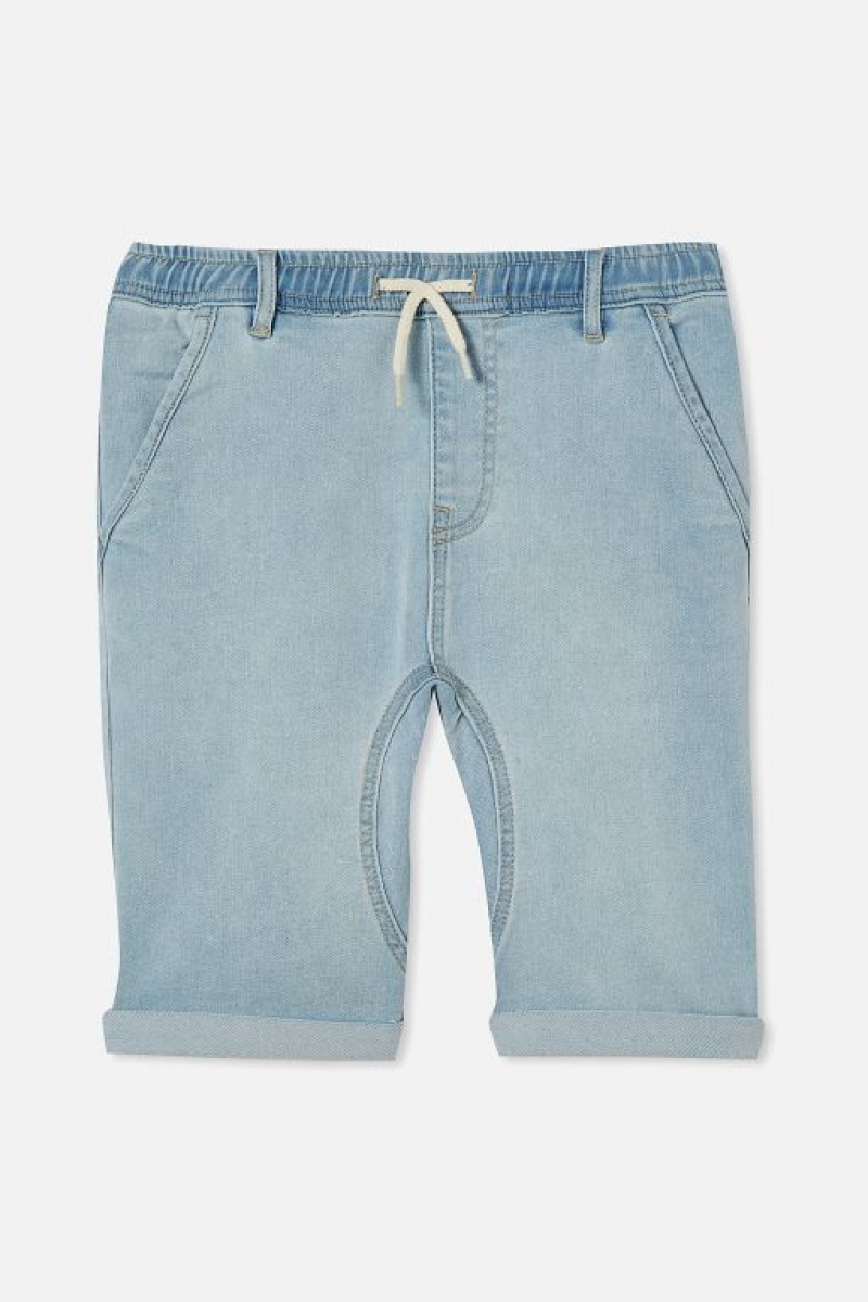 Short Cotton On Super Slouch Fit Niño Azules Claro | JfmPpPzQpiM