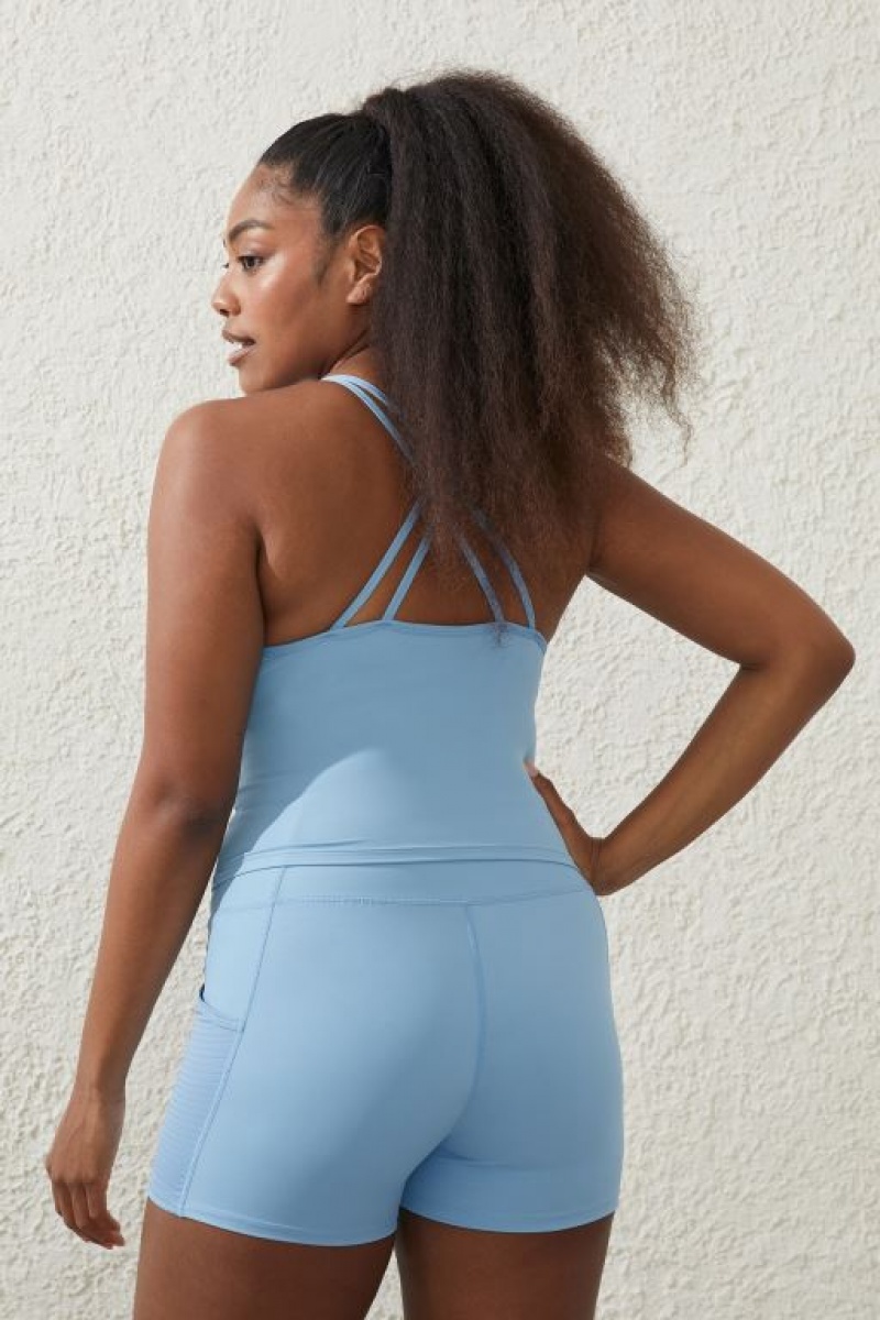 Short Cotton On Ultra Luxe Pocket Shortie Mujer Azul Marino Azules | 5hVllMqDw9m