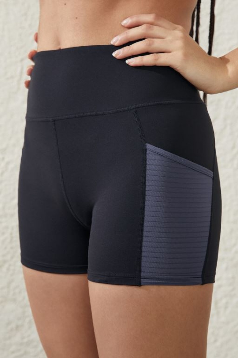 Short Cotton On Ultra Luxe Pocket Shortie Mujer Negras Gris | 7ulDrzXQr8c