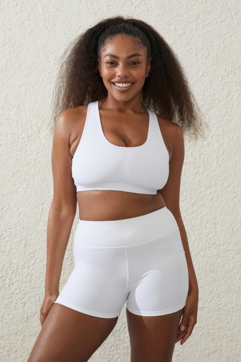 Short Cotton On Ultra Luxe Pocket Shortie Mujer Blancas | dms7iWsL5Np