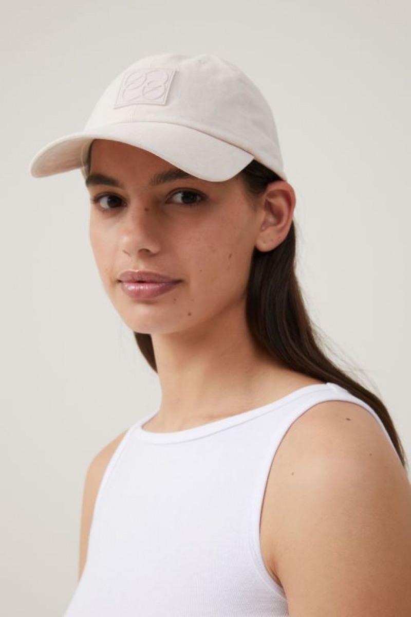 Sombreros Cotton On Classic Monogram Patch Mujer Ecru | JQkrKwuNZdu