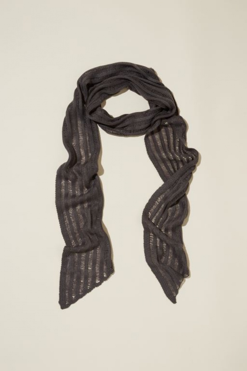 Sombreros Cotton On Stella Flaco Scarf Mujer Gris | 1Z4L5y4RF83
