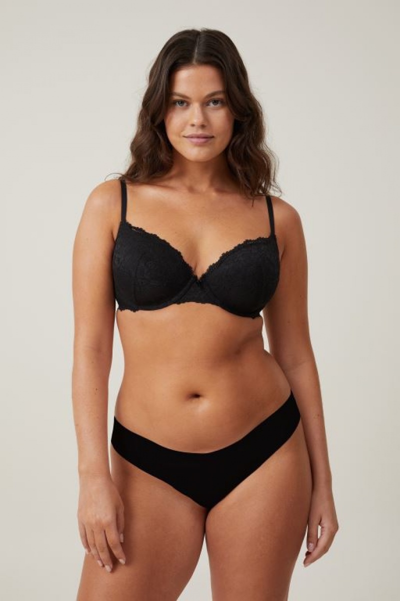 Sujetadores Cotton On Everyday Encaje Full Coverage Mujer Negras | 9RaiXUktn9D