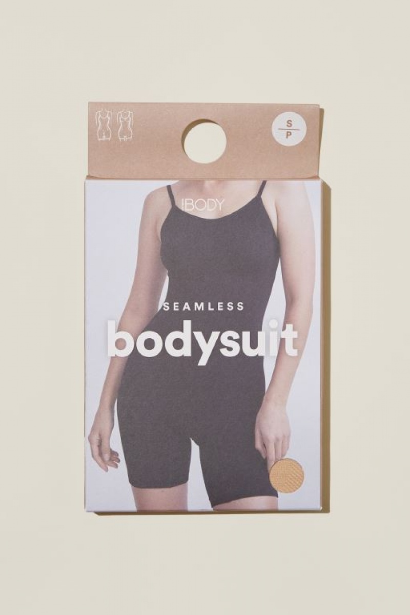 Sujetadores Cotton On Seamless Shapewear Bodysuit Corta Mujer Frappe | DRJbi8XqRwQ