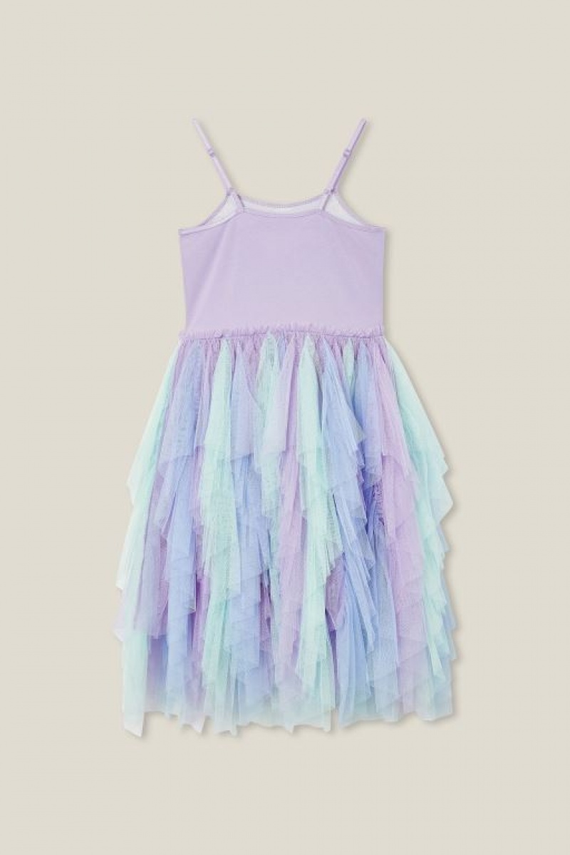 Vestido Cotton On Ella Up Niña Moradas | Jz3iCrdPpGx