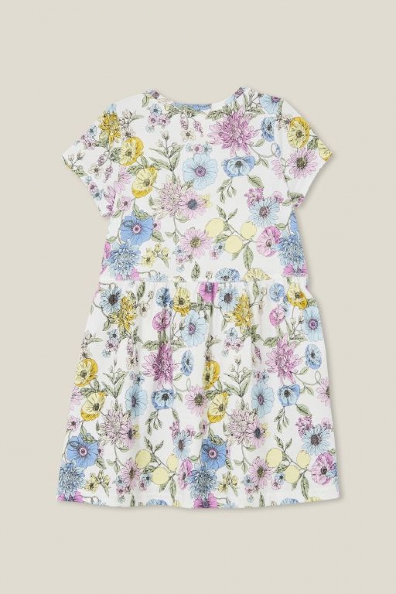 Vestido Cotton On Freya Corta Sleeve Niña Amarillo Claro | UySG5MtoHLY
