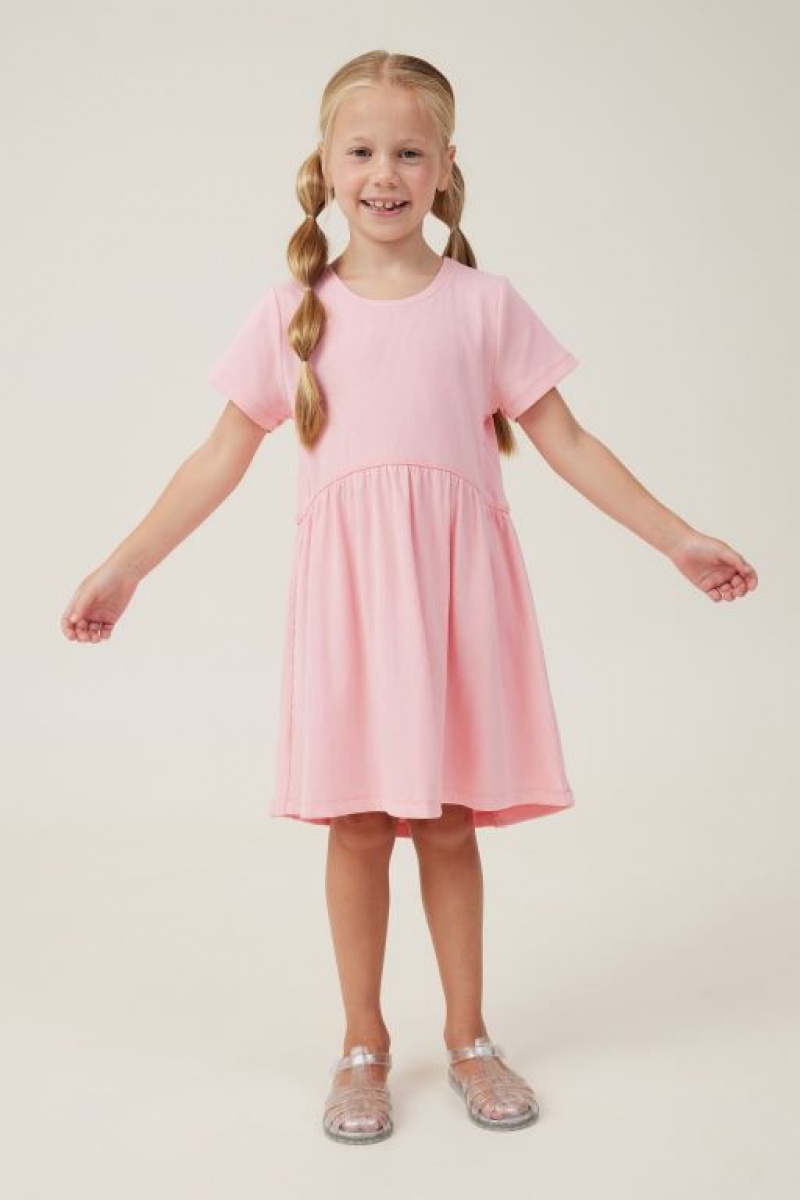 Vestido Cotton On Freya Corta Sleeve Niña Coral | KVMhpaMqrgX
