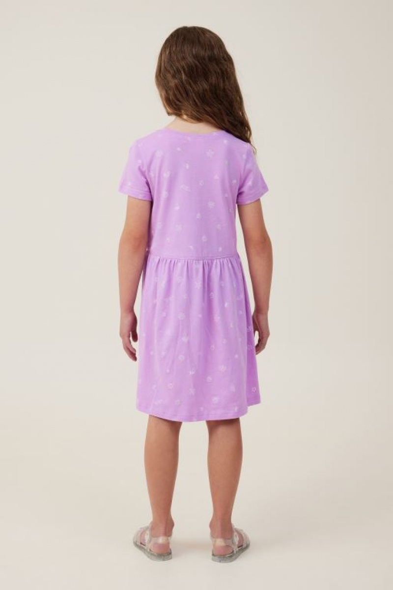 Vestido Cotton On Freya Corta Sleeve Niña Lavanda | Y0wH6DxGYkL