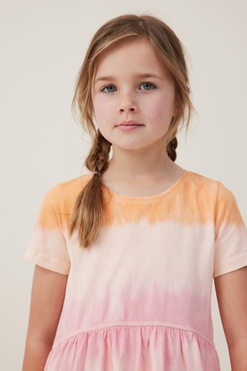 Vestido Cotton On Jordan Corta Sleeve Niña Sunset | Mf1U2COJXkY