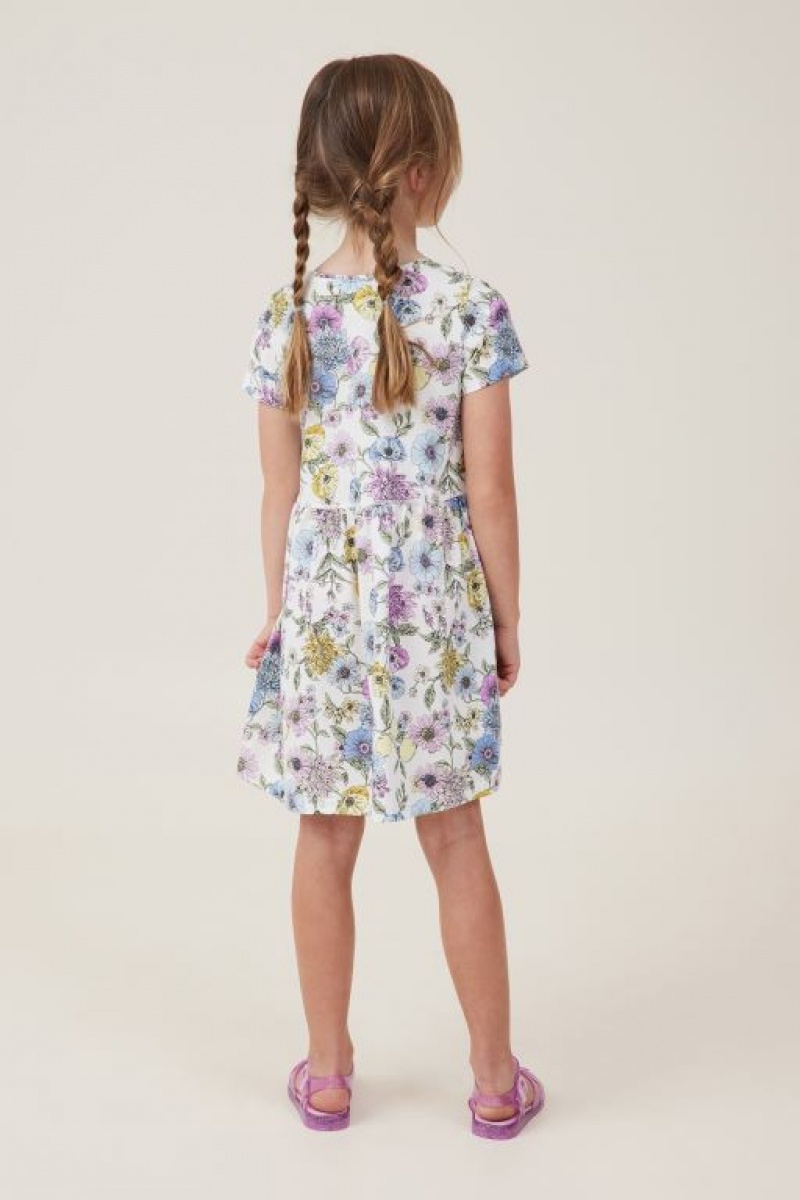 Vestido Cotton On Jordan Corta Sleeve Niña Amarillo Claro | FTK3sYSvW7x
