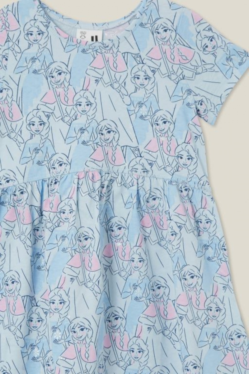 Vestido Cotton On License Freya Corta Sleeve Niña Azules | UWY2fViBKw2
