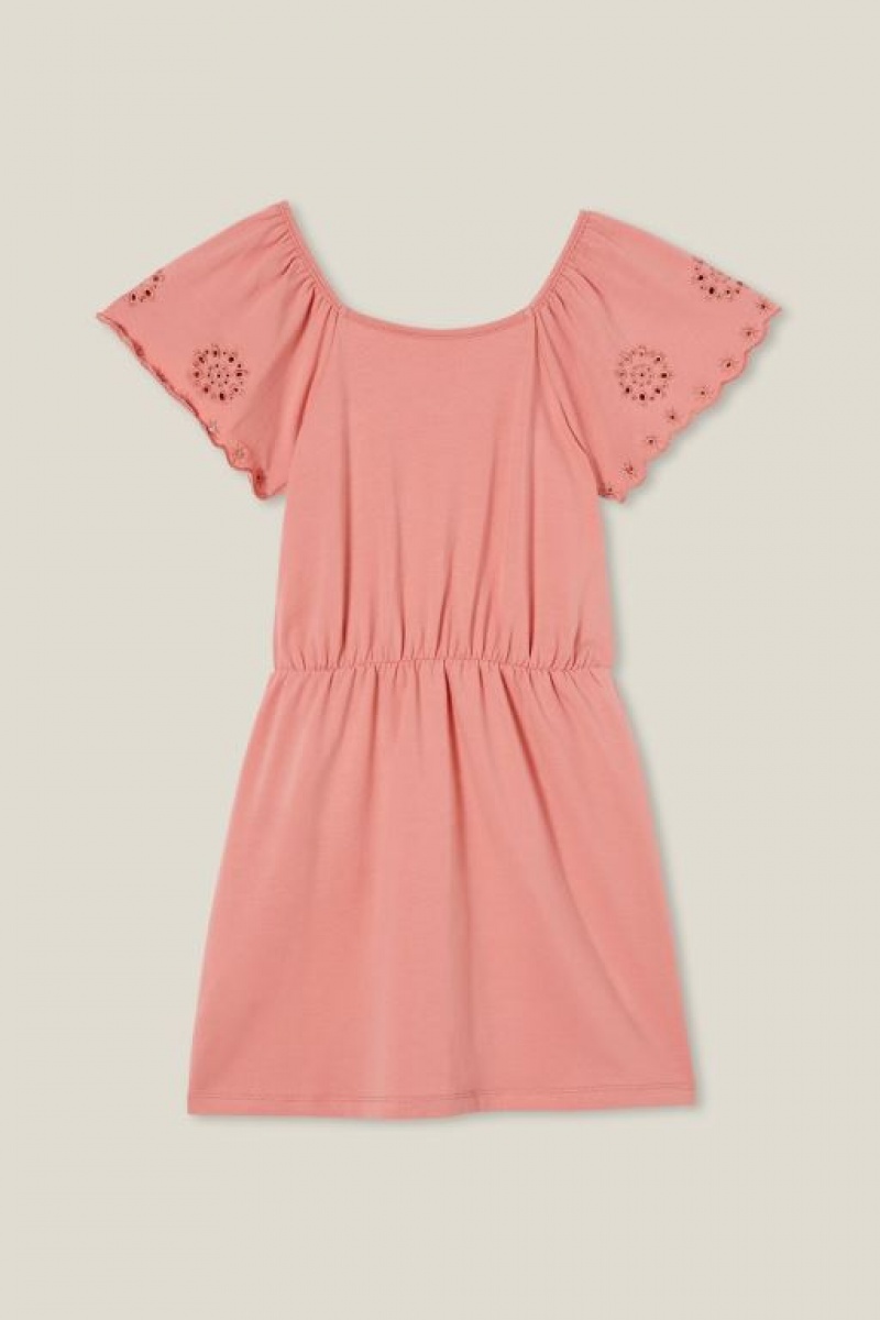 Vestido Cotton On Sia Corta Sleeve Niña Clay | EjBE1lNItMe