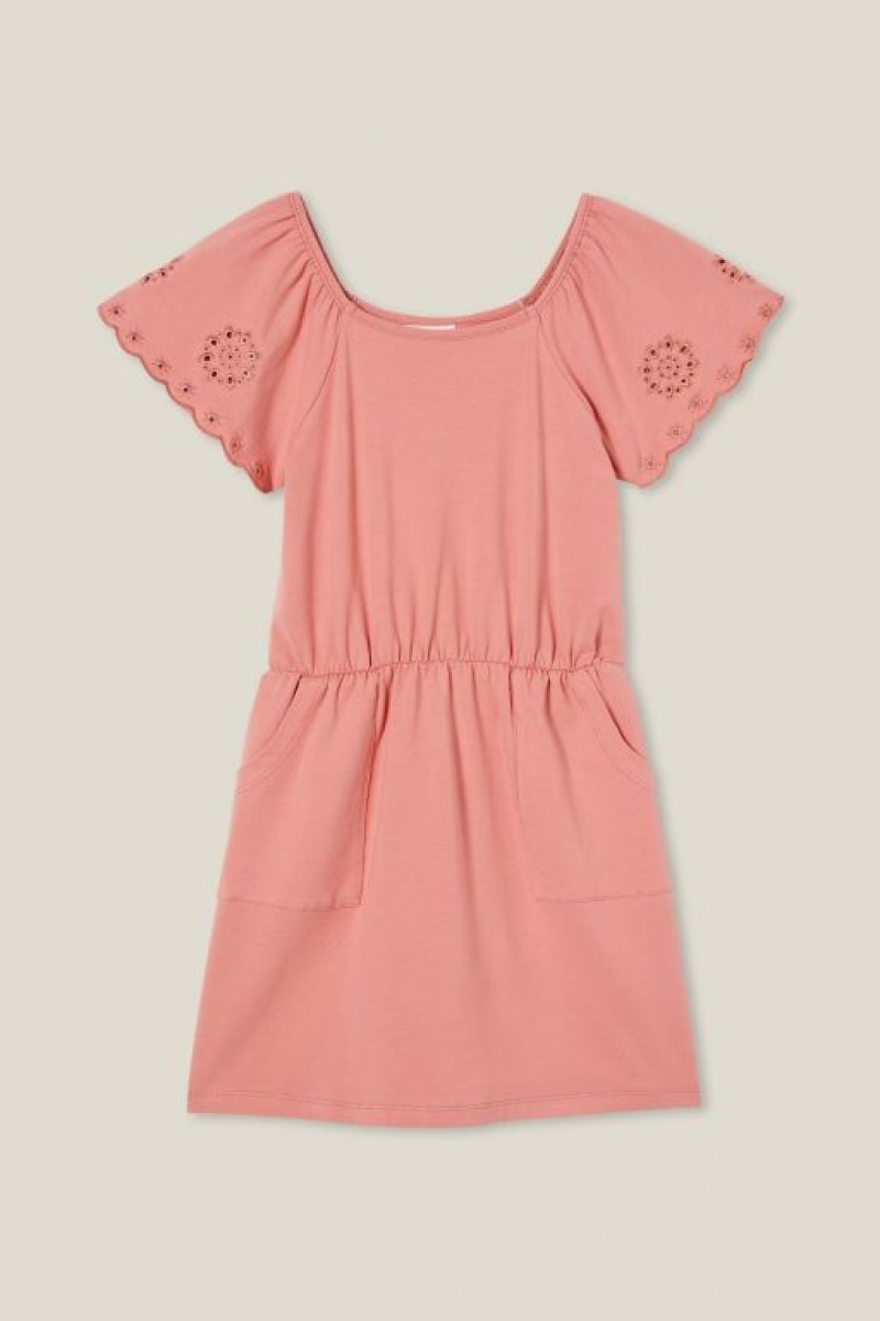Vestido Cotton On Sia Corta Sleeve Niña Clay | EjBE1lNItMe