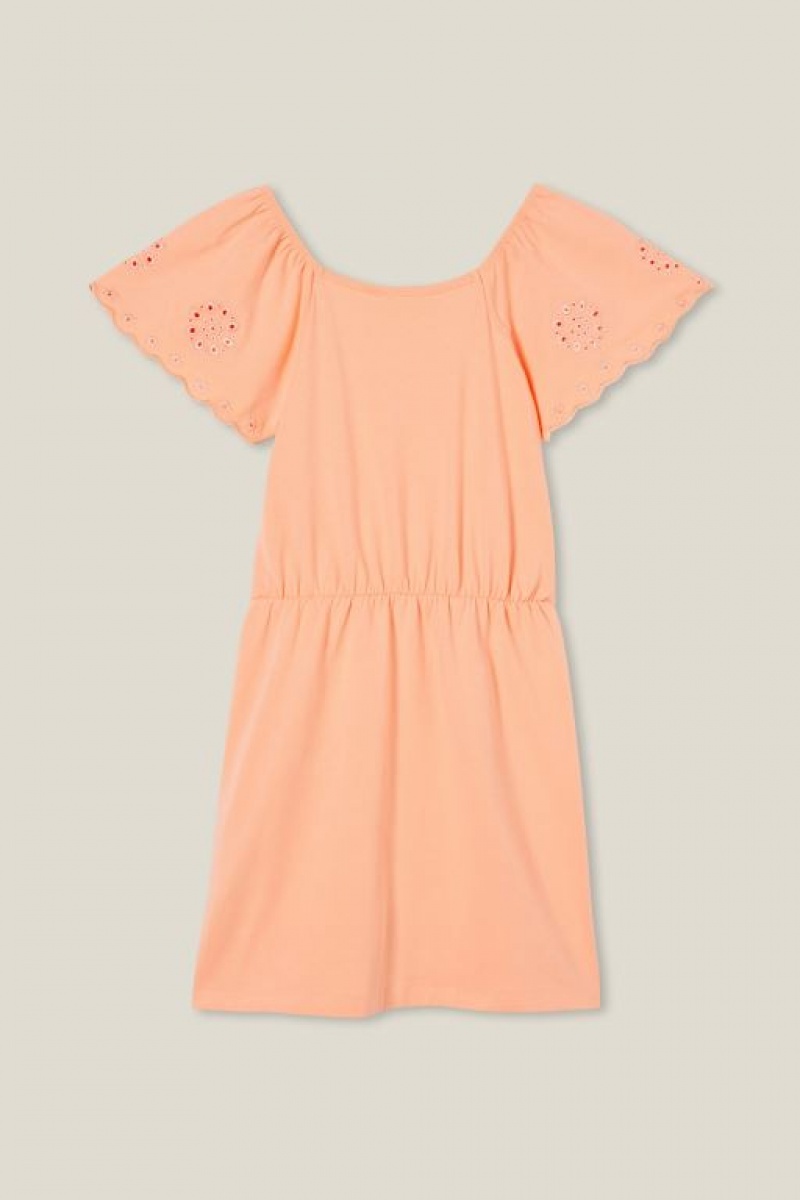 Vestido Cotton On Sia Corta Sleeve Niña Naranjas | Eh8qE7LBhhP