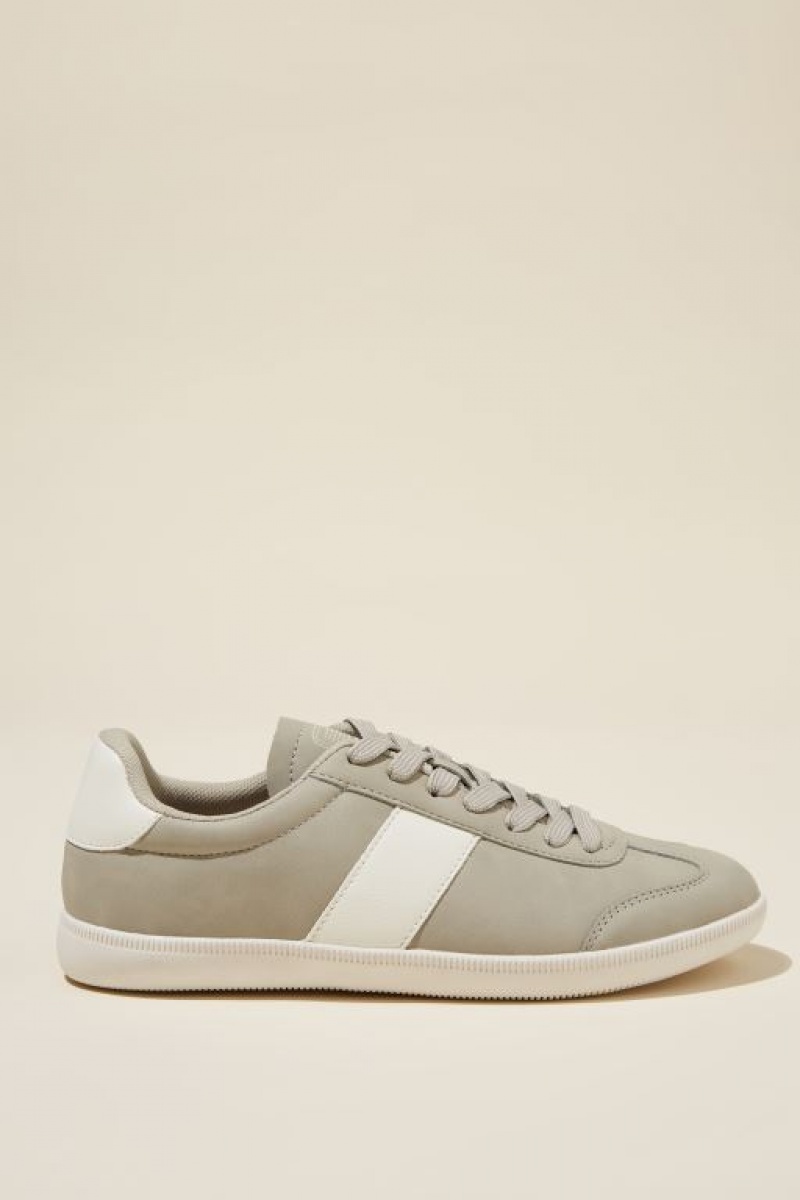 Zapatillas Cotton On Bella Sleek Retro Mujer Gris Blancas | 0Q3lJypKGVO